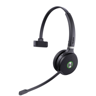 WH66-MONO-TEAMS Yealink DECT Wireless Headset – Monaural Headset, USB Connection, seamless integration with Yealink IP phones- Teams