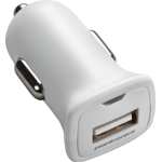 usb car charger white